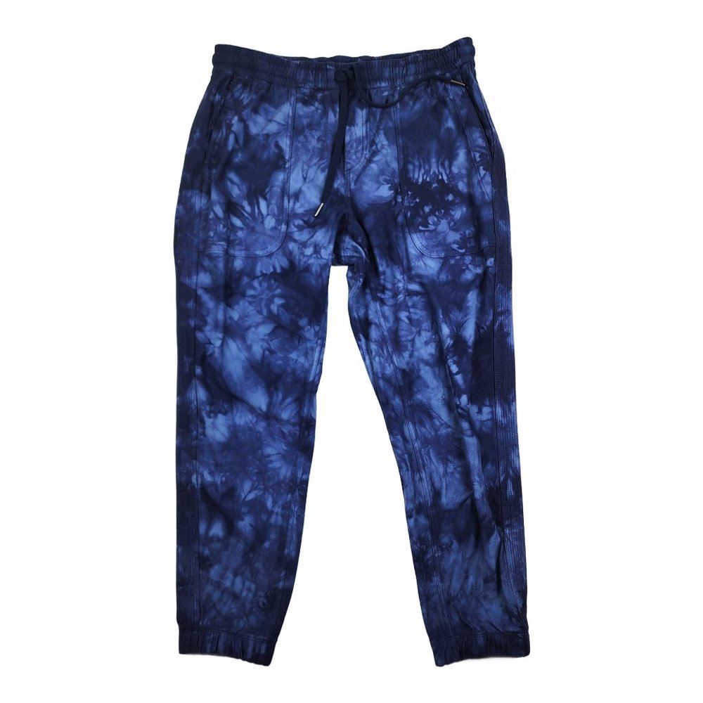 NWT ATHLETA Farallon Jogger - Blue Tie Dye - Petite M, PM